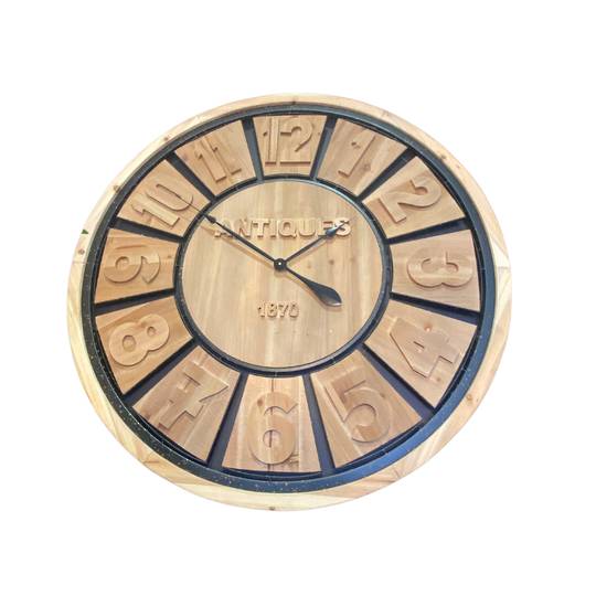 Wooden Clock 95cm